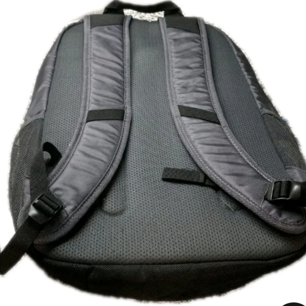 Dell Laptop Backpack Grey Reflective Stripe Travel School Computer Bag